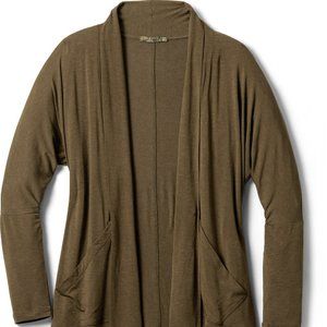 Prana Foundation Wrap in OLIVE XS